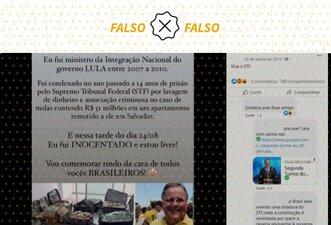 Geddel não foi inocentado de todos os crimes do caso das malas com R$ 51 milhões