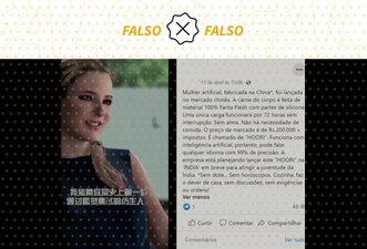 Não é verdade que vídeo mostra ‘mulher artificial’ comercializada na China