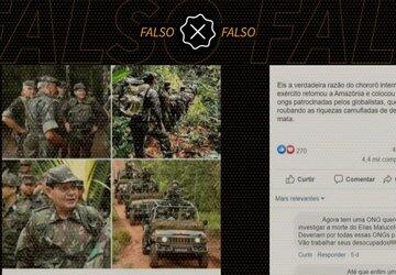Mourão não comanda operação das Forças Armadas na Amazônia com ajuda da Nasa