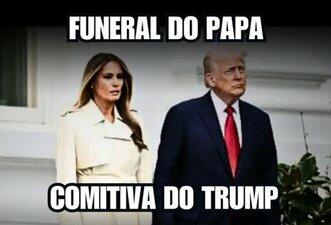 Comitiva dos EUA que compareceu ao funeral do papa não era composta apenas por Trump e Melania