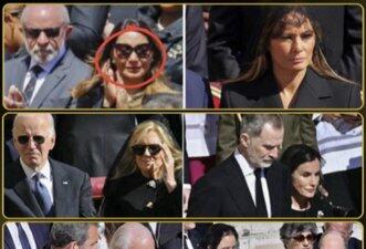Janja usou, sim, véu durante funeral do papa Francisco