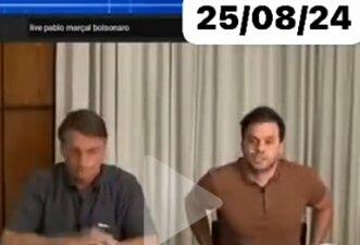 Bolsonaro não fez live pedindo apoio a Pablo Marçal