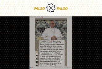 É falso que Papa Francisco liberou até churrasco na Páscoa para os católicos