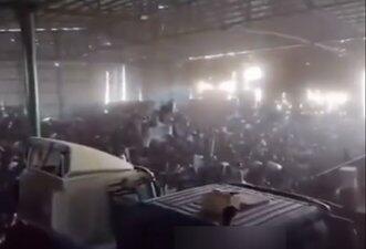 Vídeo mostra palestinos invadindo depósito da ONU, não armazém secreto do Hamas