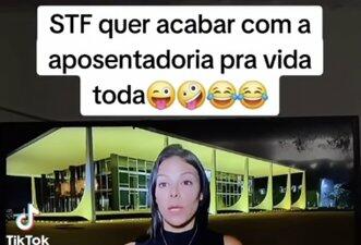Posts enganam ao fazer crer que STF irá acabar com a aposentadoria