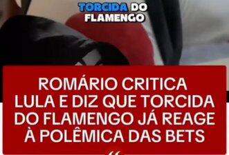 Vídeo em que Romário critica Lula por fim das bets é manipulação de IA