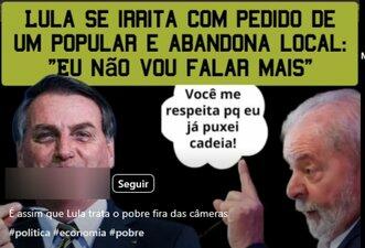 Lula não se recusou a falar com morador de comunidade em SP