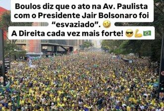 Imagem de ato no 7 de Setembro de 2024 circula como se fosse recente