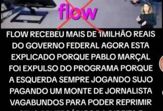 É falso que governo federal pagou R$ 1 milhão ao Grupo Flow