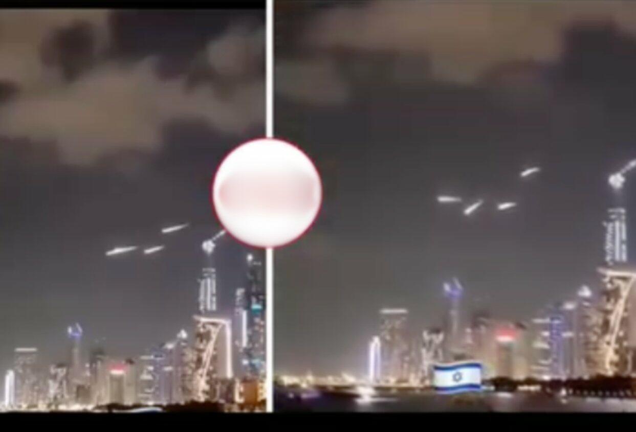 Vídeo mostra apresentação de paraquedistas em Dubai, não rastros luminosos avistados em Israel