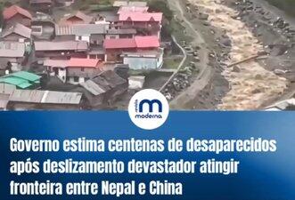Vídeo não mostra avalanche no Nepal, mas enxurrada na Índia em 2025
