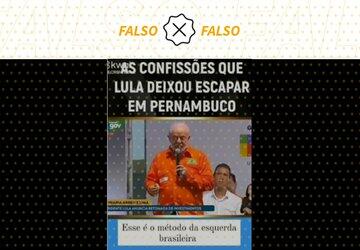 Lula não confessou que conta mentiras até se tornarem ‘verdade na cabeça do povo’