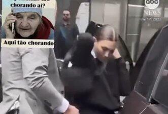 Vídeo não mostra filha de Barroso sendo algemada e presa nos Estados Unidos