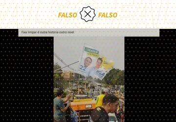 Vídeo mostra carreata em Cuiabá em 2022, não recepção a Bolsonaro em Brasília