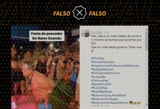 Homem com trajes indígenas que aparece dançando em vídeo não é Flávio Dino