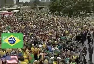 Gravação de setembro de 2022 circula como se mostrasse protesto recente em Brasília