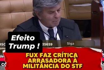 Vídeo em que Fux afirma que ‘Brasil não tem governo de juízes’ é anterior à eleição de Trump