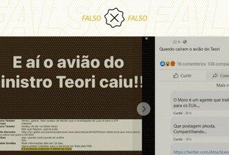 Conversa em que procuradores citam Teori não indica envolvimento da Lava Jato na morte do ministro