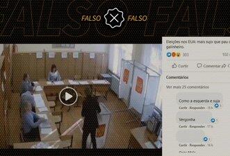 Vídeo em que mesários inserem votos falsos em urnas foi gravado na Rússia, não nos EUA