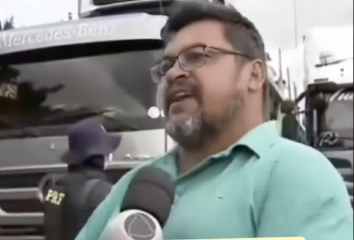 É antigo vídeo que mostra paralisação de caminhoneiros na Bahia