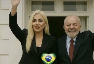 Posts usam foto gerada por IA para inventar encontro entre Lula e Lady Gaga