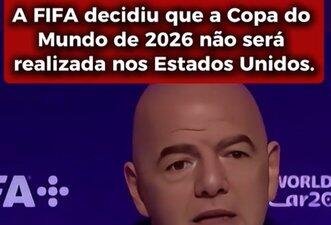 Fifa não cancelou Copa do Mundo de 2026 nos EUA