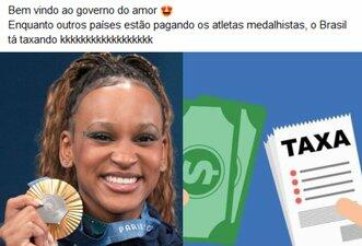 Imposto sobre prêmios de medalhistas olímpicos não foi criado pelo governo Lula