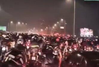 Vídeo mostra engarrafamento, não manifestação pró-Bolsonaro em Recife