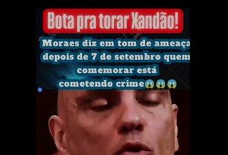 Moraes não disse que é crime celebrar o 7 de Setembro após a data
