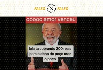 Governo Lula não criou taxa para uso de poços artesianos