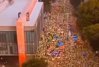 Gravação que mostra avenida Paulista lotada é de 2024, não de 2025