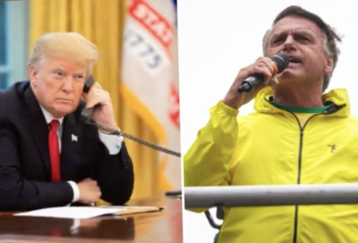 É falso que Trump ligou para Bolsonaro durante protesto pela anistia