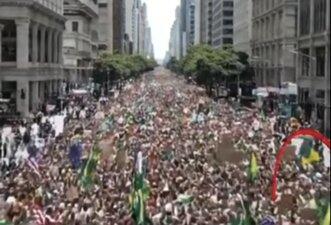 Vídeo de protesto anti-Trump e pró-Lula nos EUA foi gerado por IA