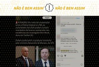 Cumprimento de eventual ordem judicial de Alexandre de Moraes contra Elon Musk depende de aval da Justiça dos EUA