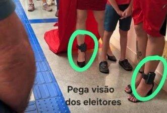 Foto de eleitores do PT com tornozeleira eletrônica foi gerada por IA