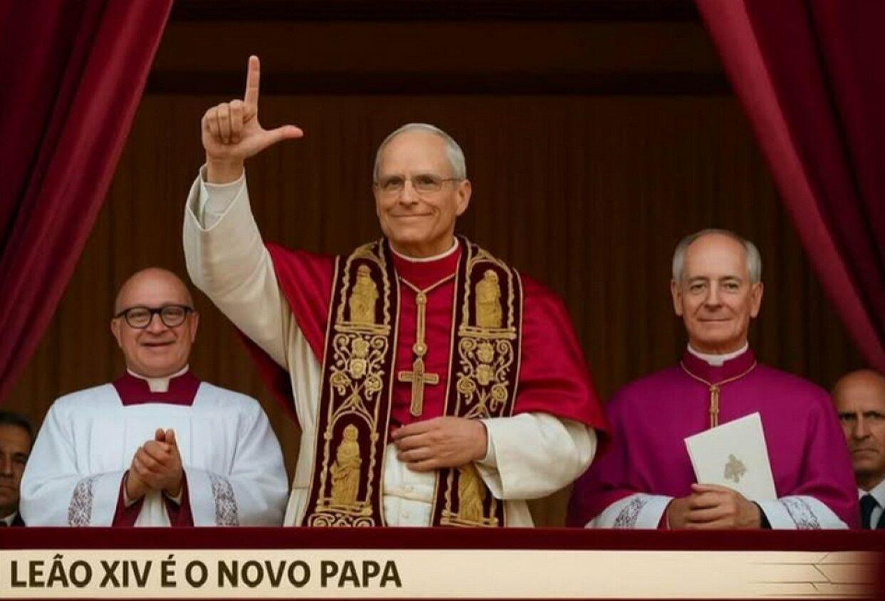 Foto em que papa Leão 14 ‘faz o L’ foi gerada por IA