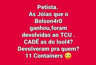 Relatório da PF diz que Bolsonaro não devolveu todas as joias