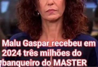Não é verdade que Malu Gaspar recebeu R$ 3 milhões de Daniel Vorcaro
