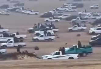 Vídeo mostra corrida de camelos, não terroristas iranianos a caminho de Israel