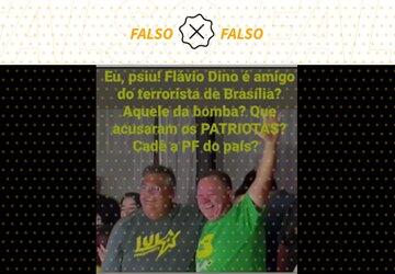 Foto mostra futuro ministro e governador do Maranhão, não bolsonarista que planejou atentado