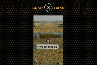 Vídeo mostra ato do 7 de Setembro em Brasília, não manifestação recente