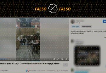 Vídeo mostra militares no metrô de São Paulo no 7 de Setembro, não recentemente em Jundiaí