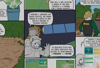Fátima explica como é monitorado o desmatamento da Amazônia