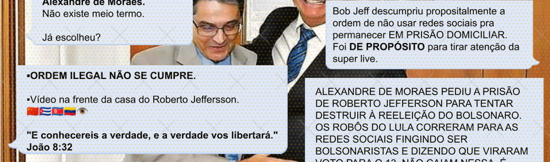 No Telegram, bolsonaristas se dividem entre apoiar Roberto Jefferson e desvinculá-lo do presidente