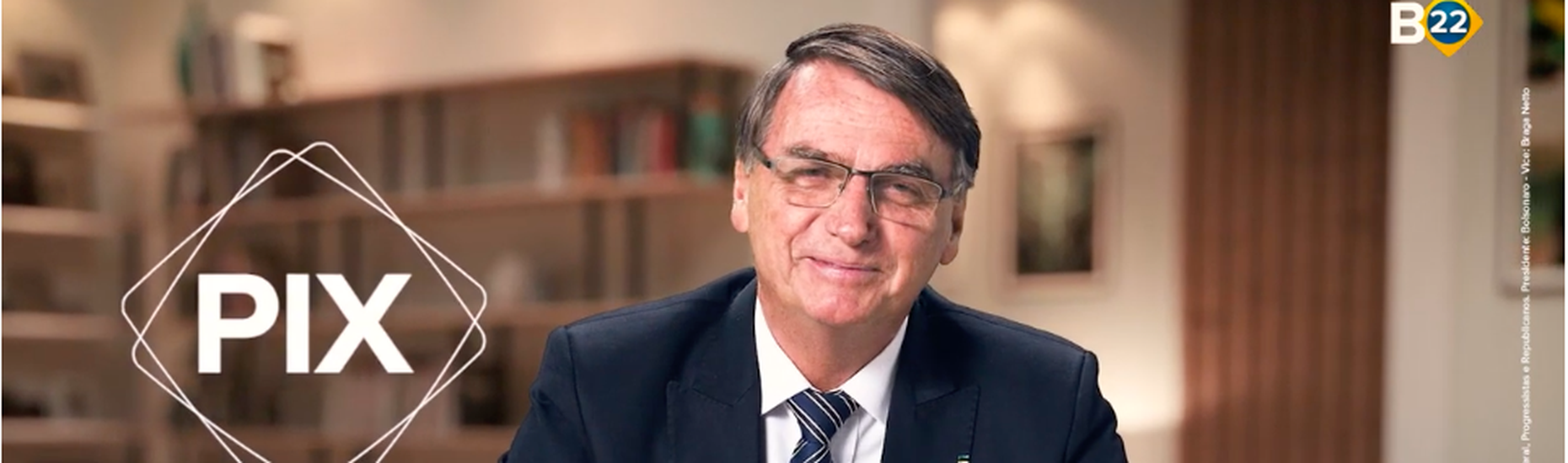 Bolsonaro volta a mentir sobre Pix em anúncio no YouTube e no horário eleitoral