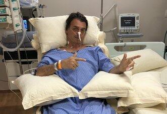 Em vídeo gravado no hospital, Bolsonaro acusa PT com informações erradas