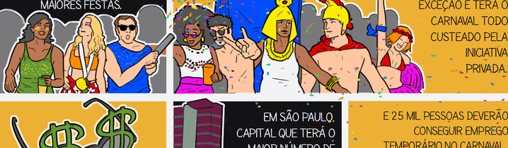 Desenhamos fatos sobre a economia do Carnaval