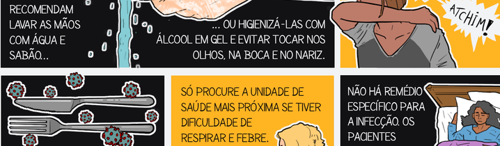 Desenhamos fatos sobre a prevenção do coronavírus