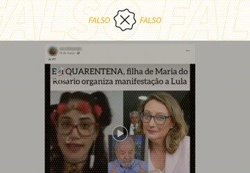 Mulher em vídeo que convoca 'maconhaço' por Lula não é filha de Maria do Rosário
