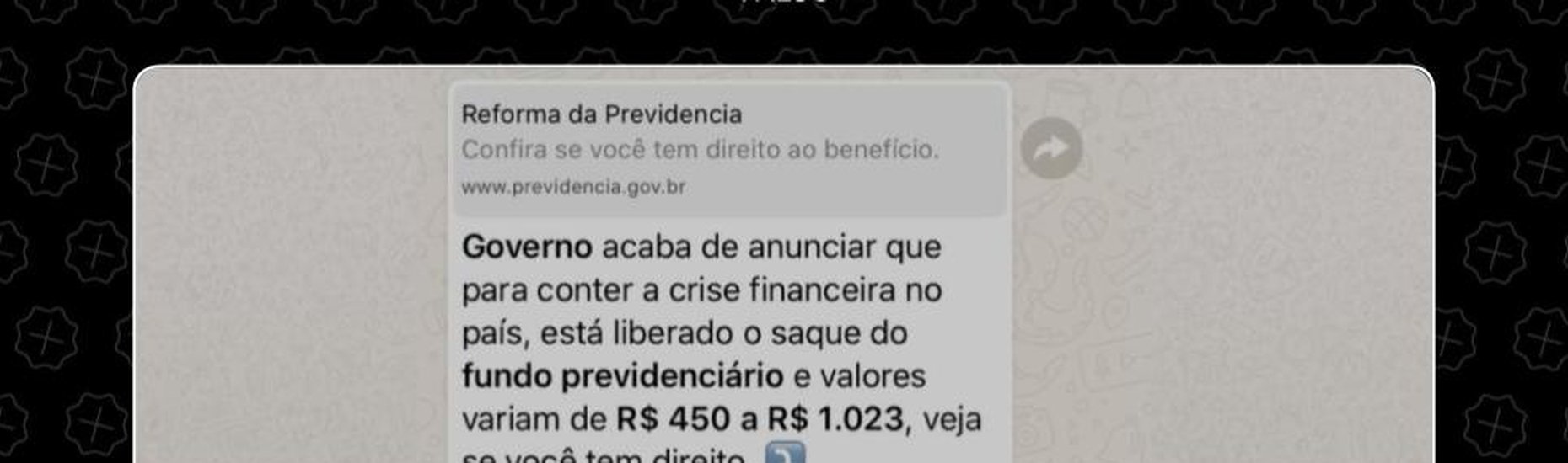 governo nao liberou saque de fundo previdenciario que nem mesmo existe aos fatos